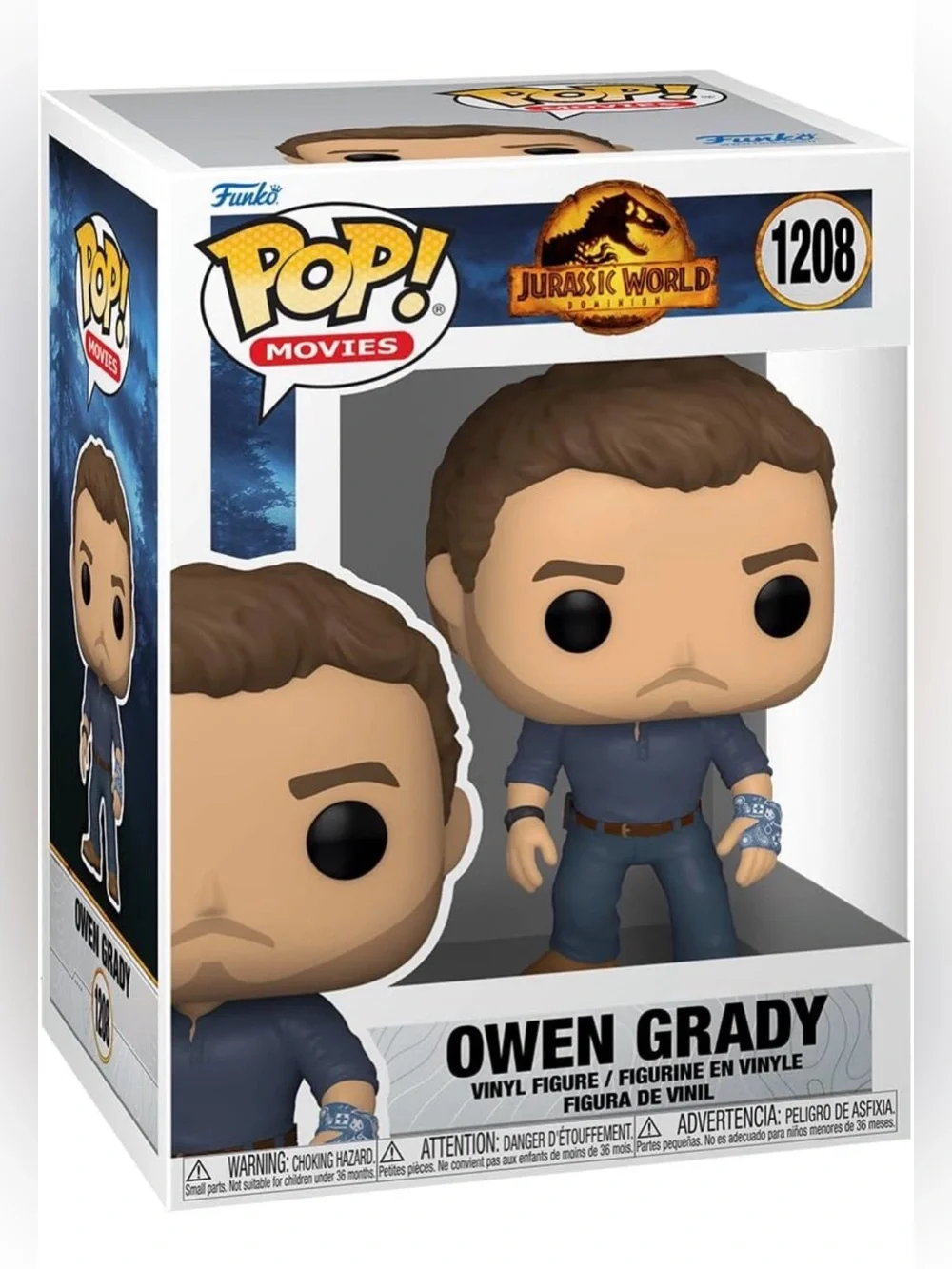 Funko Pop Movies #1208 Jurassic World Dominion Owen Grady Brand New